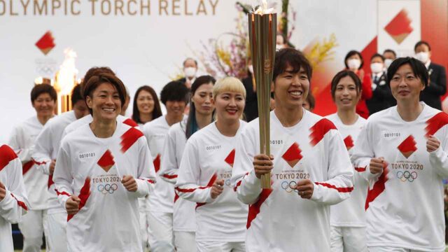 Olimpiadi Tokyo 2020 Torcia