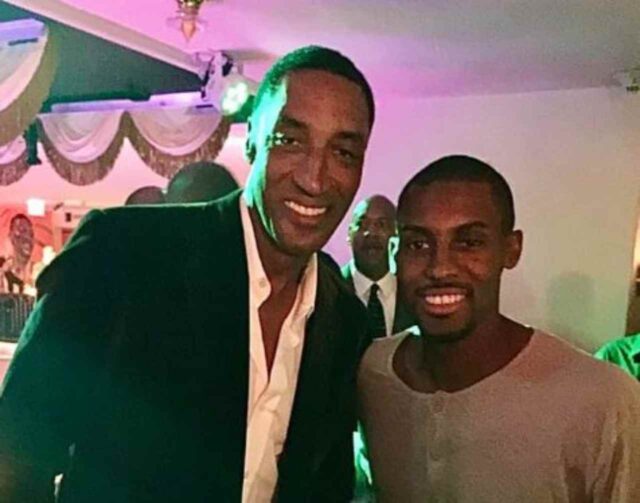 Scottie Pippen e il figlio