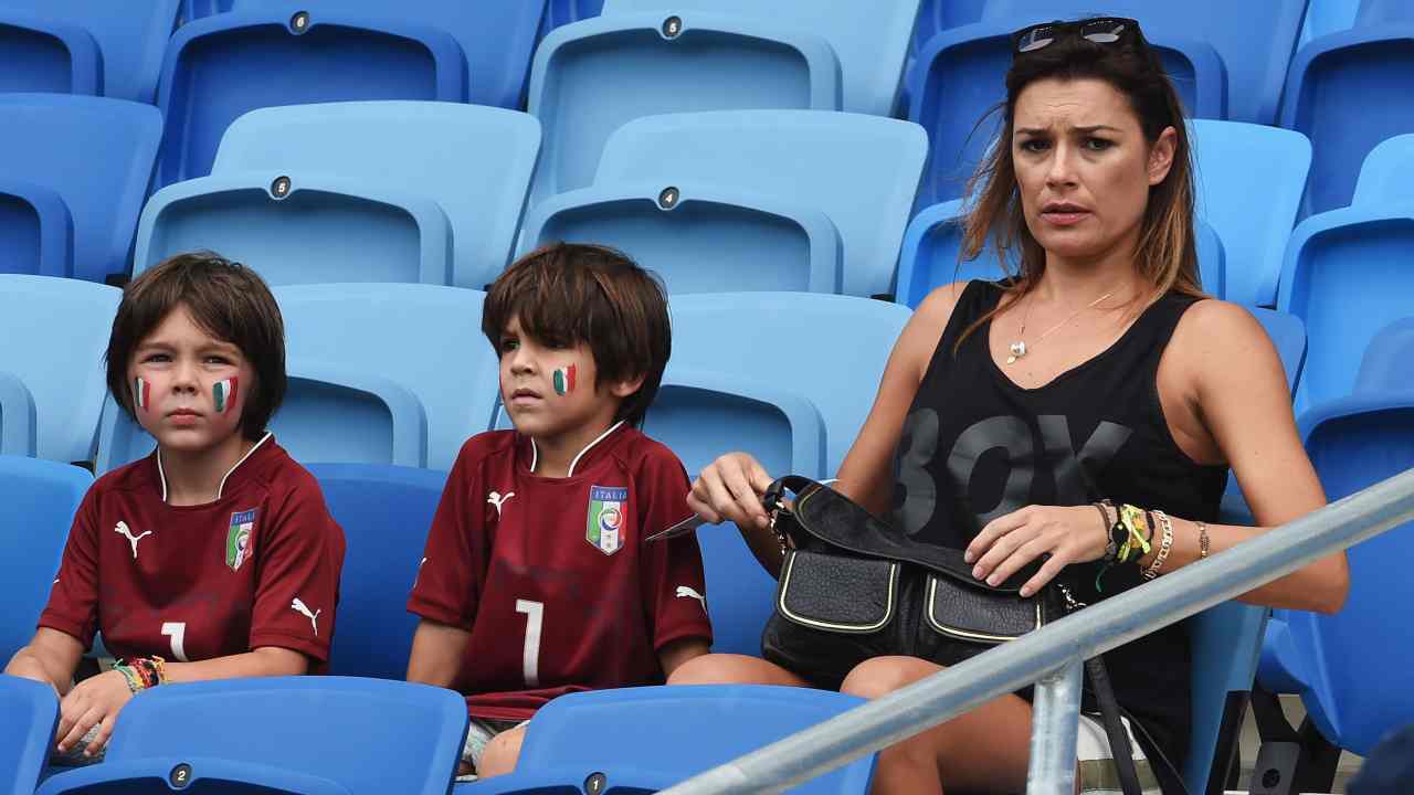 Alena Seredova con i figli
