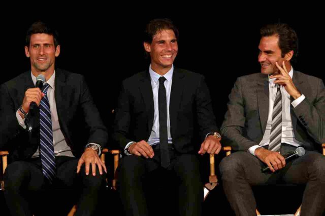 Federer, Nadal e Djokovic