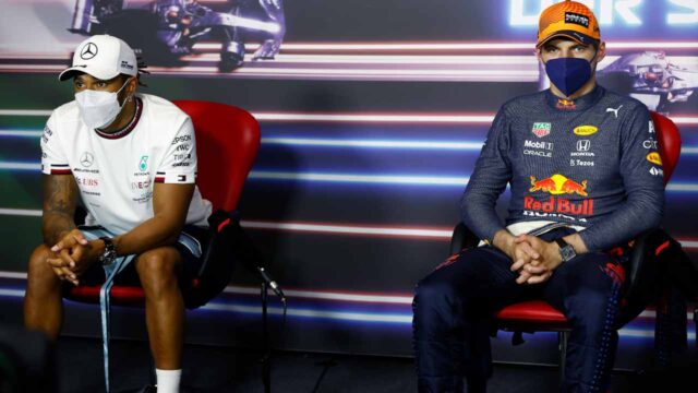 Hamilton e Verstappen