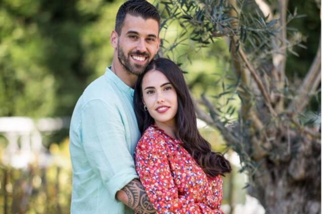 Spinazzola e la moglie