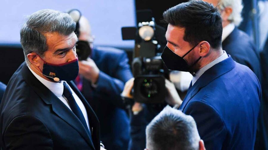Laporta e Messi
