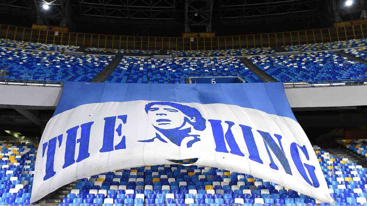 Striscione Diego Maradona