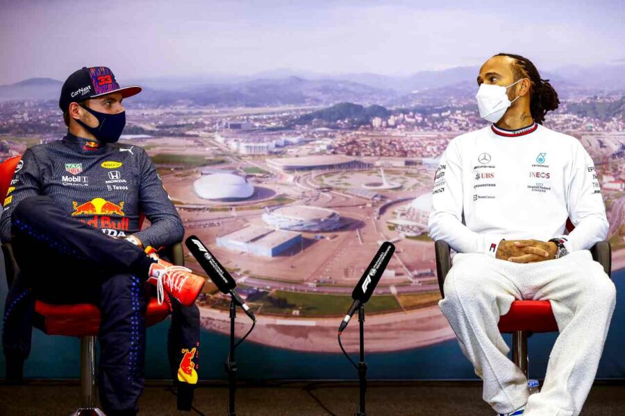 Verstappen Hamilton