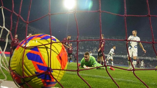 Match di serie A contro l'Inter