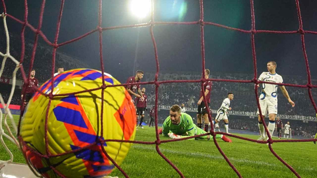 Match di serie A contro l'Inter