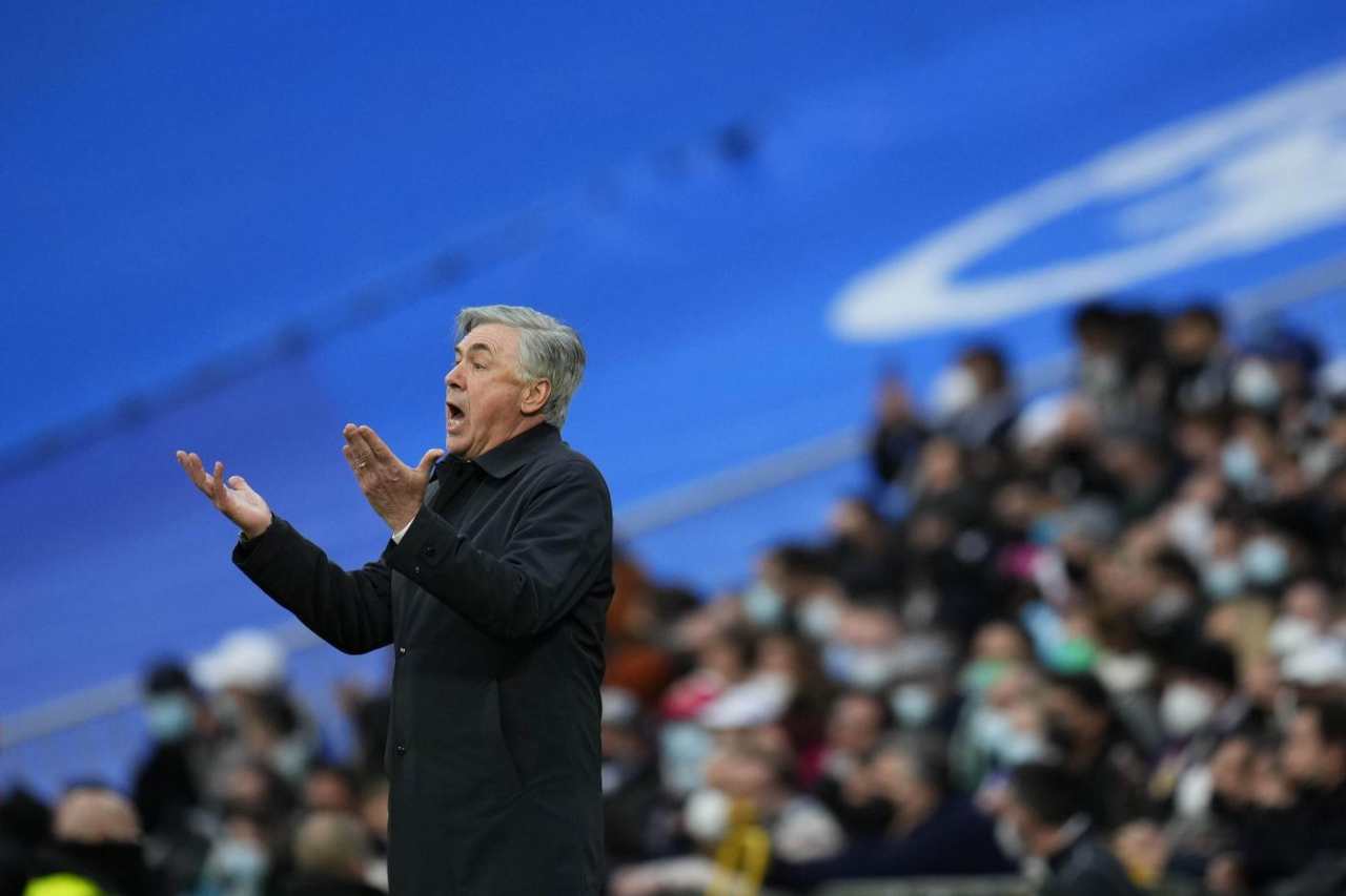 Ancelotti in panchina