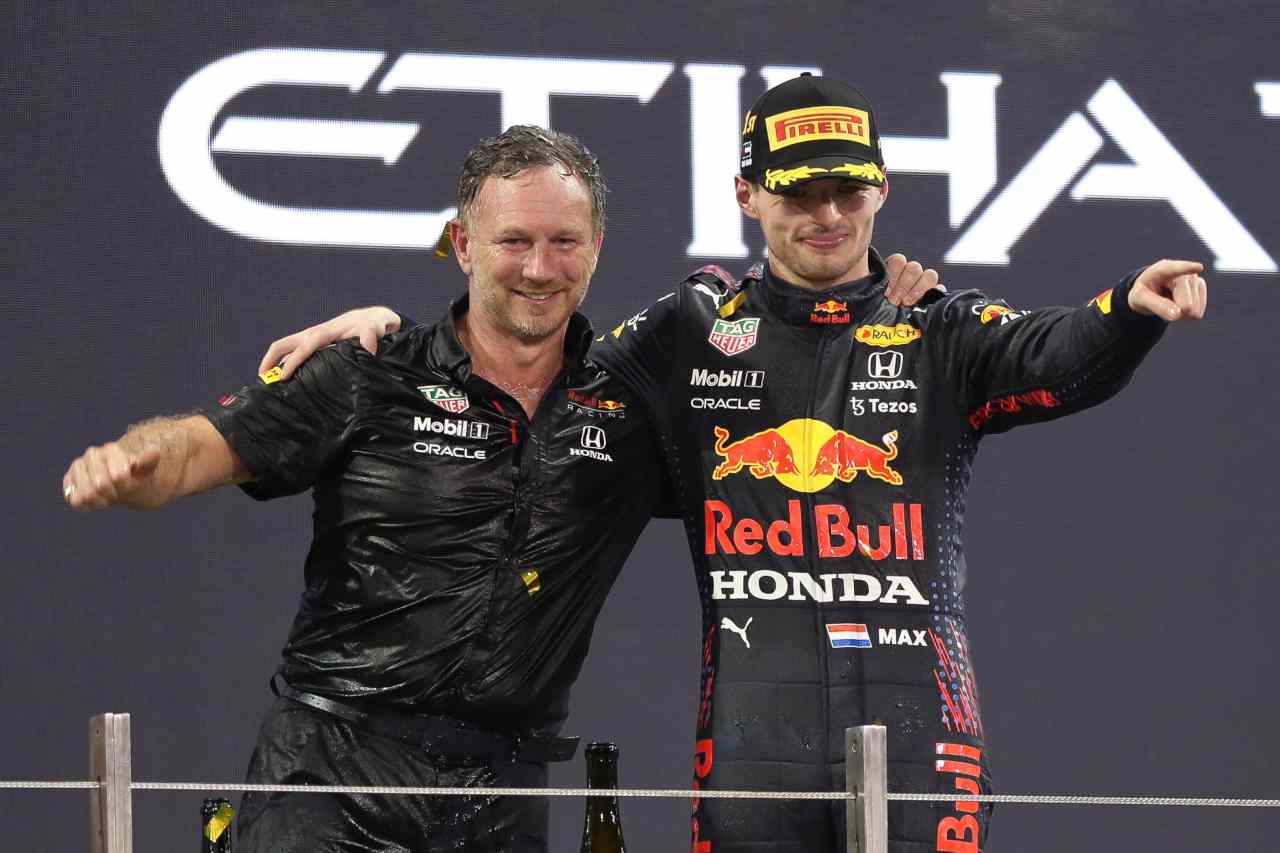 Horner e Verstappen