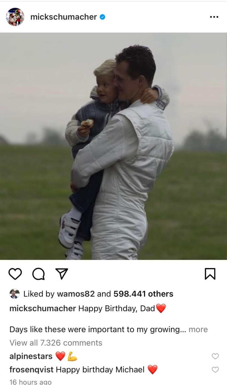 Mick e Michael Schumacher