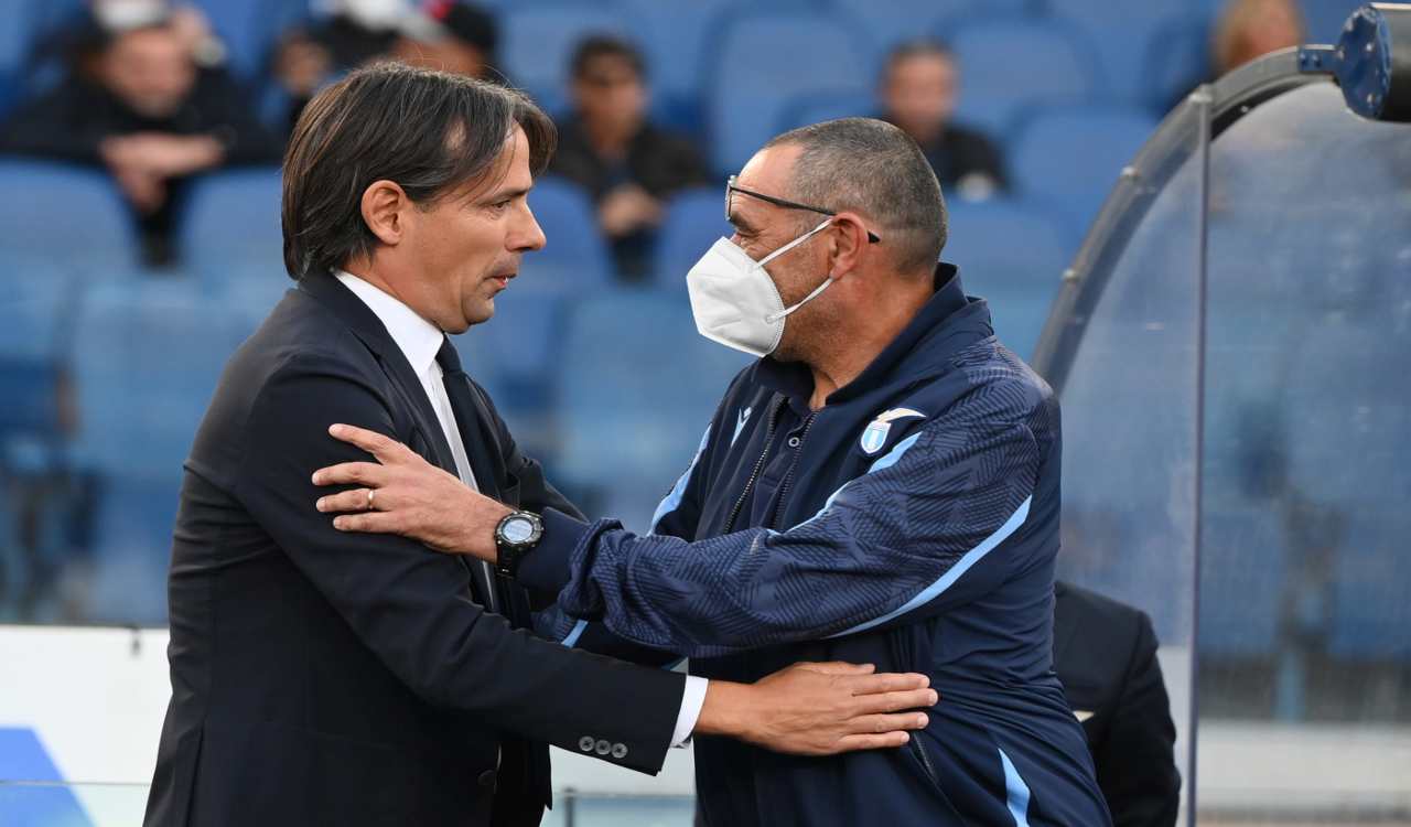 Simone Inzaghi e Maurizio Sarri