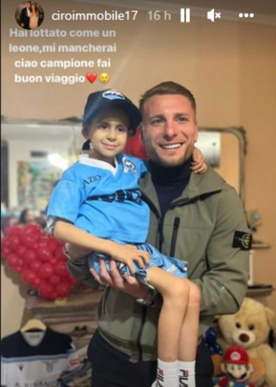 Ciro Immobile lutto