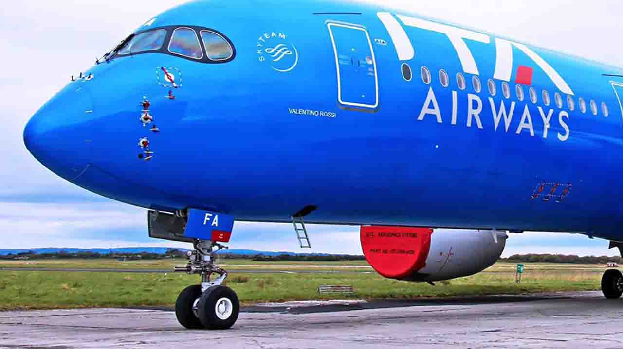 Valentino Rossi aereo