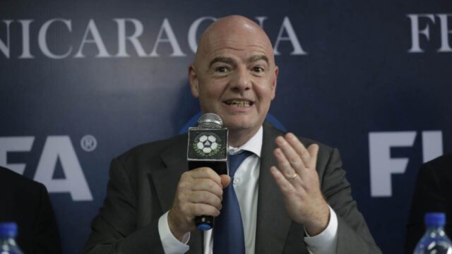 Il presidente della FIFA Gianni Infantino [Credit: ANSA]