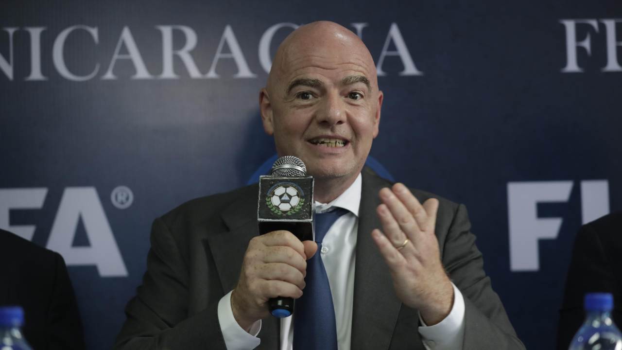 Il presidente della FIFA Gianni Infantino [Credit: ANSA]