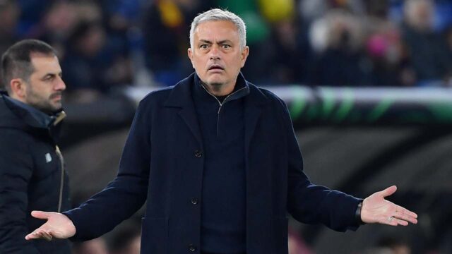 José Mourinho, allenatore della Roma (credit: Ansa)