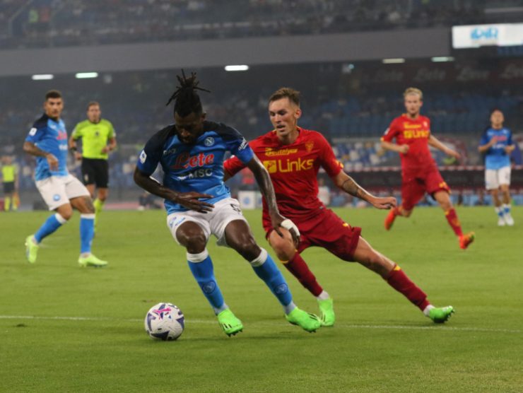 Un'immagine del match tra Napoli e Lecce [Credit: ANSA] - Sportitalia