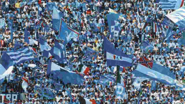 Un'immagine della curva del Napoli (Credit: web) esclusiva