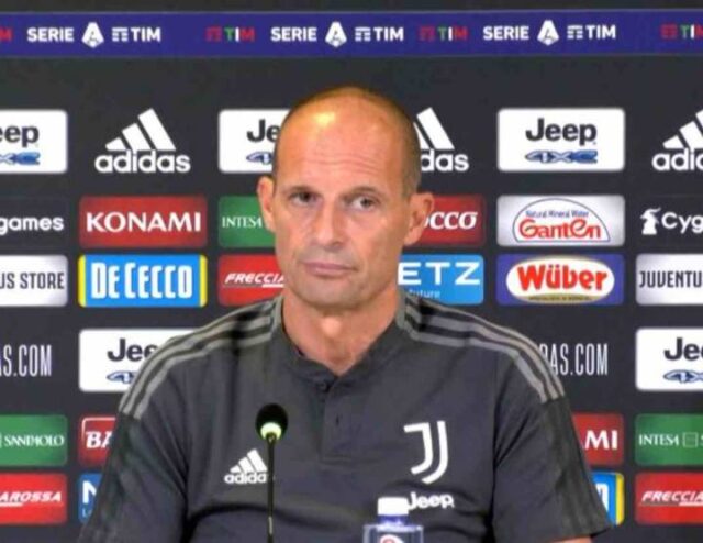 Massimiliano Allegri in conferenza [Credit: web]