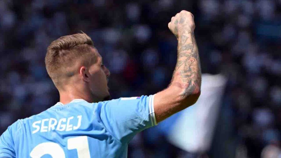 Lazio Spezia Milinkovic Savic Sportitalia 021022