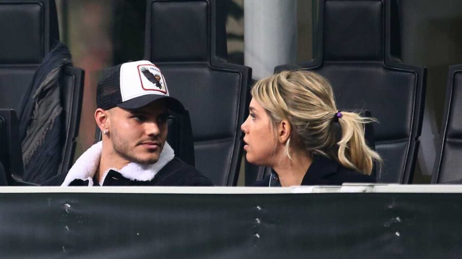 Mauro Icardi e Wanda Nara [Credit: LaPresse] - Sportitalia