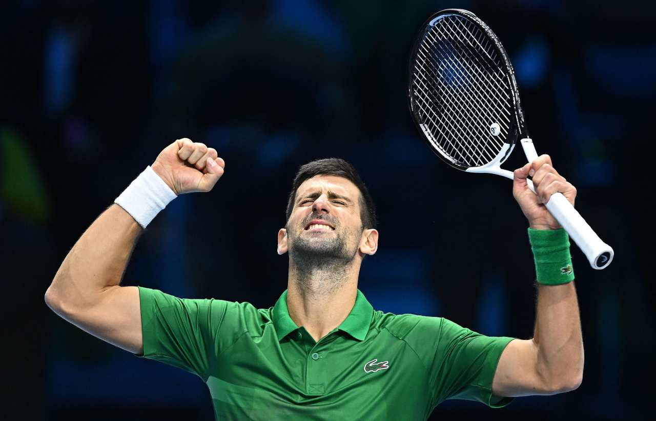 Djokovic esulta