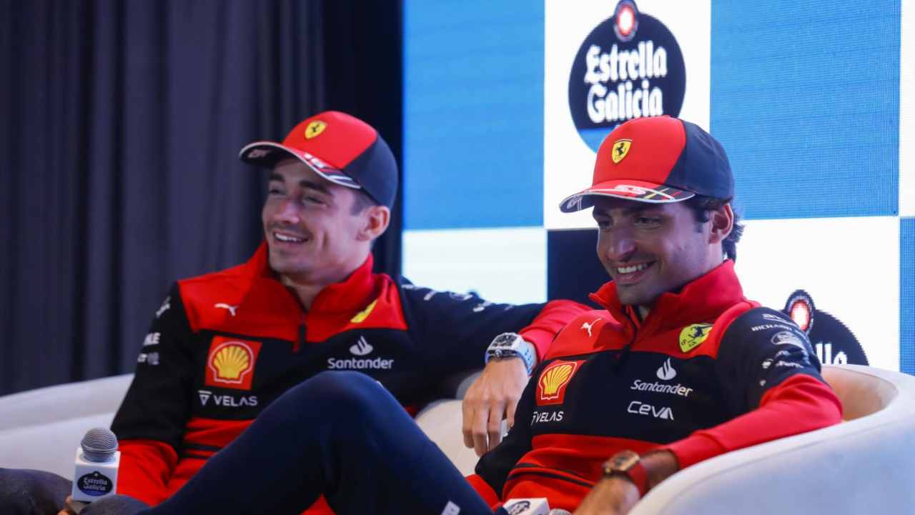 Leclerc e Sainz