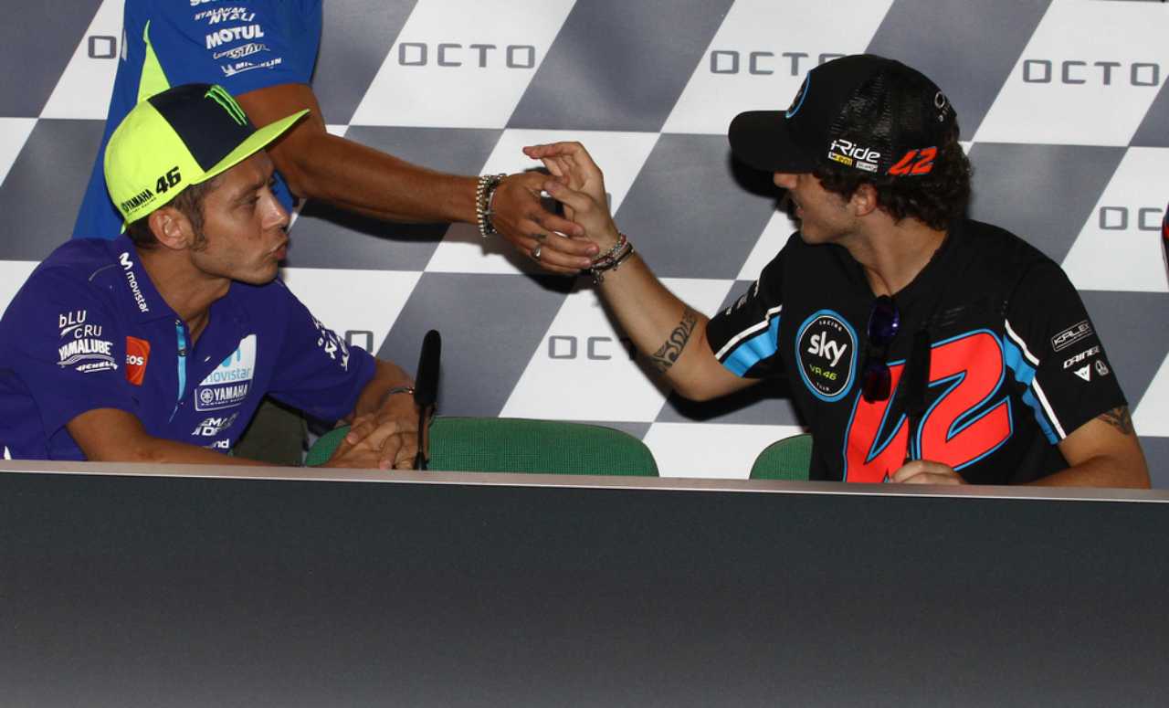 Rossi e Bagnaia