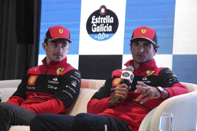 Leclerc e Sainz all'attacco