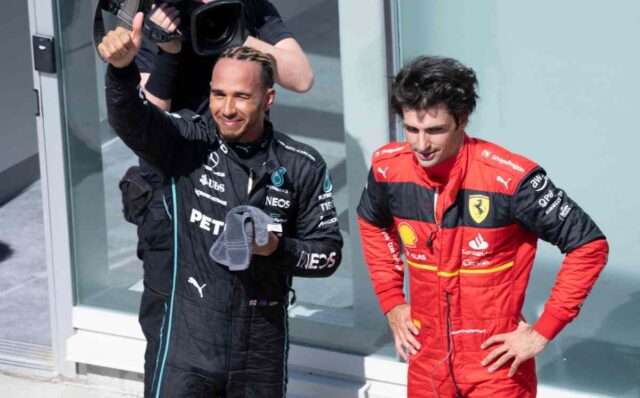 Hamilton lancia la Ferrari