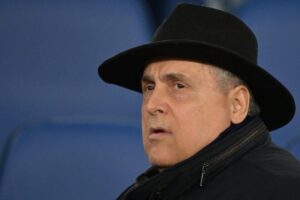 Claudio Lotito, presidente della Lazio
