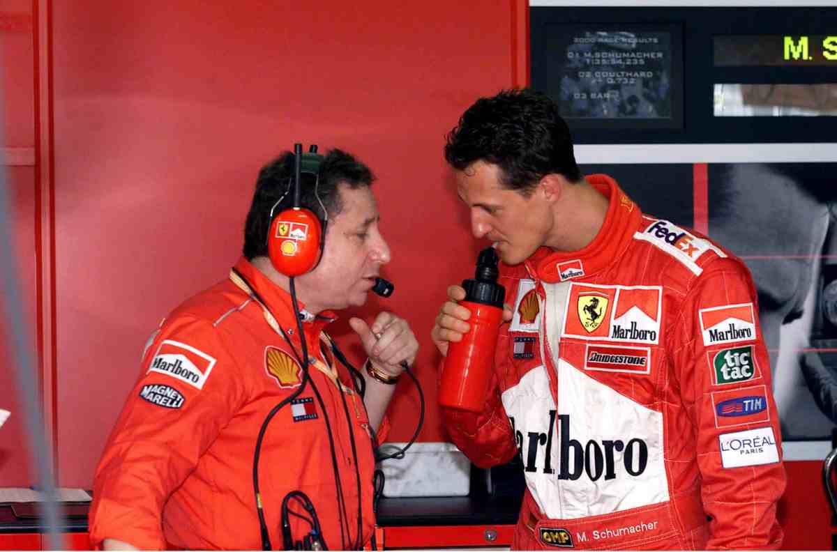 Schumi e Todt ai bei tempi