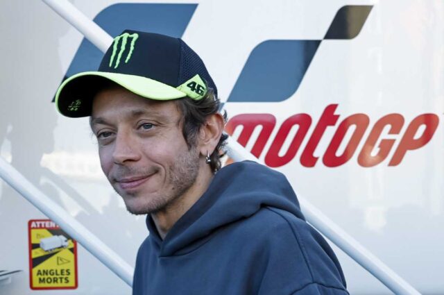 Valentino Rossi in pista