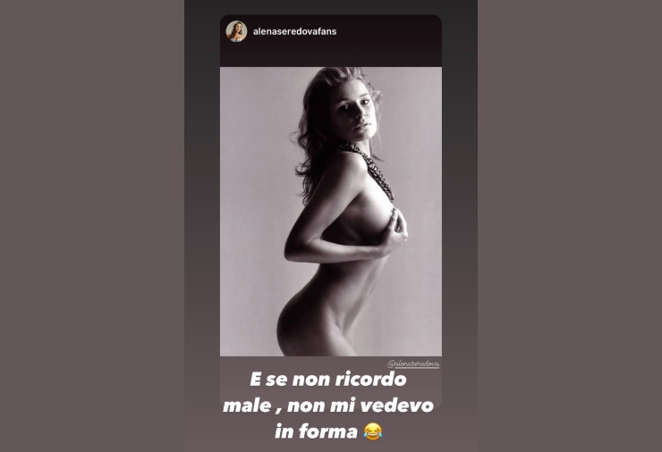 Alena Seredova stuzzica i suoi fan con una storia pazzesca