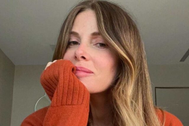 Alessia Marcuzzi vestito scollato schiena