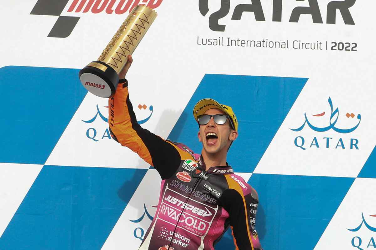 Andrea Migno fa parte dell'Academy di Valentino Rossi