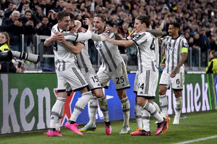 Esultanza Juventus gol Gatti Sporting