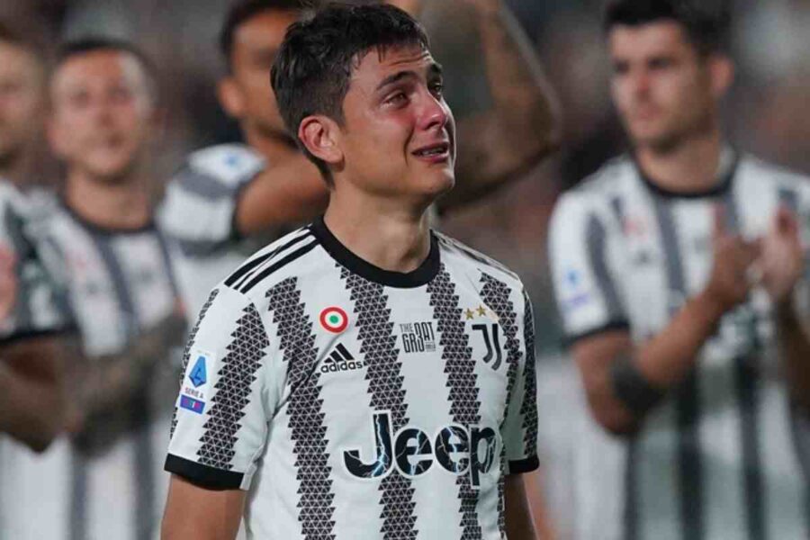 Dybala piange - foto lapresse