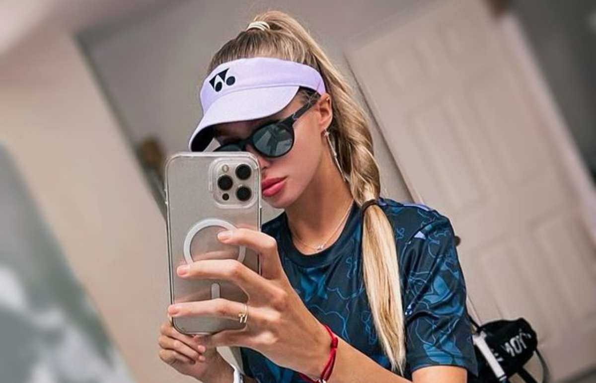 Angelina Shakhraichuk, che incanto con il nuovo completino