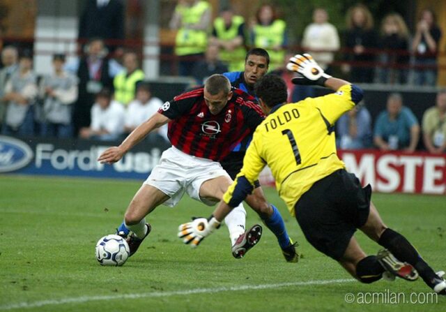 Gol Shevchenko Euroderby Milan-Inter 2003