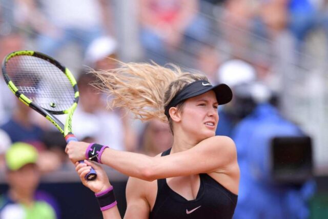 Eugenie Bouchard a Roma in vista degli Internazionali d'Italia