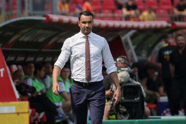 Raffaele Palladino, allenatore del Monza Fiorentina