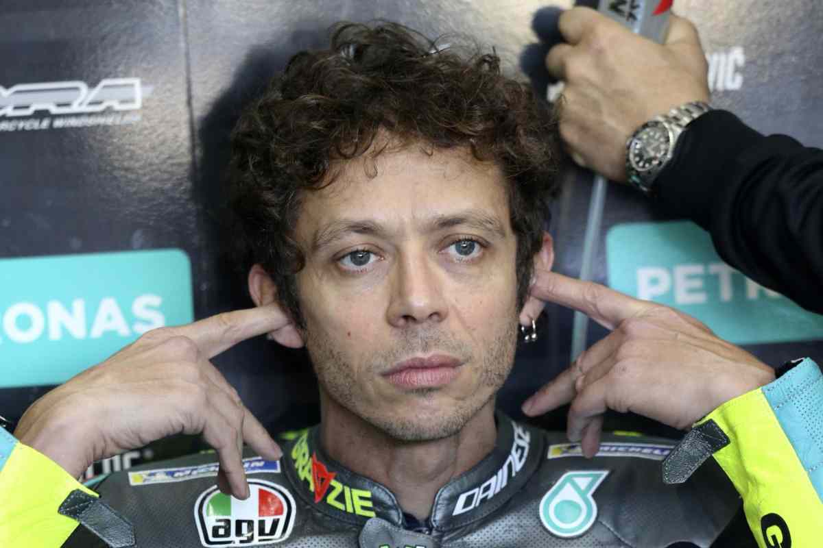 Valentino Rossi triste per la sua pista
