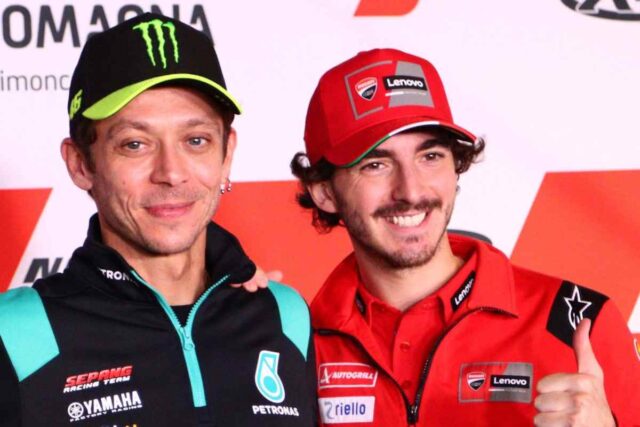 Valentino Rossi e il "suggerimento" a Pecco Bagnaia