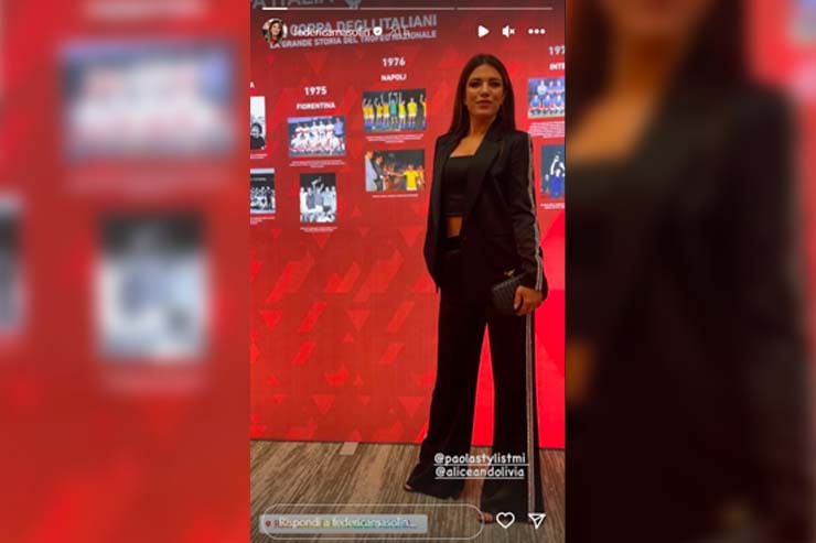 Federica Masolin, spettacolo sui social