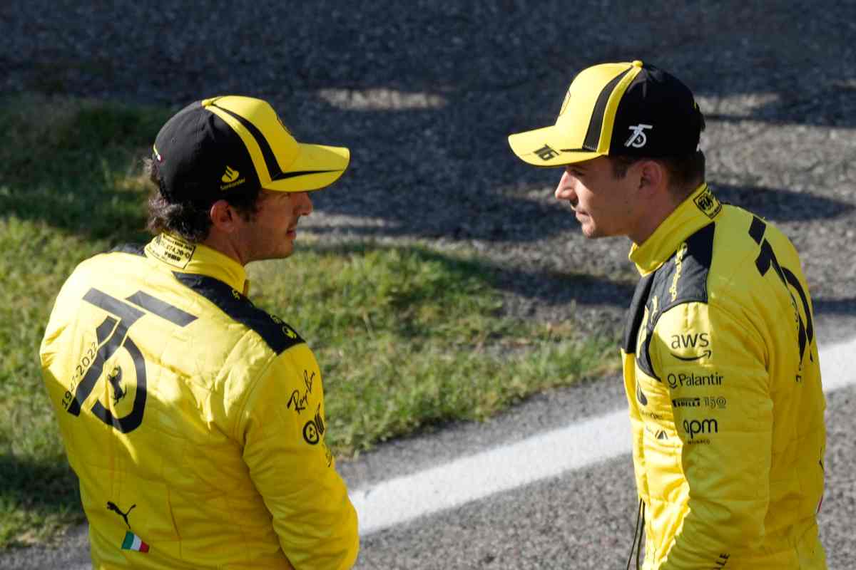 Leclerc e Sainz ai ferri corti