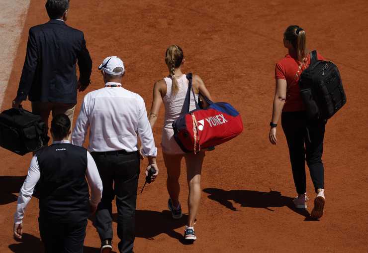 Camila Giorgi ritiro Roland Garros