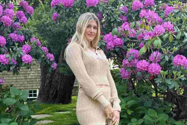 Eugene Bouchard incantevole in bianco: che visione