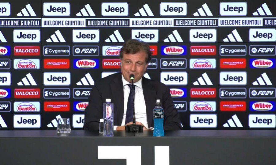 Giuntoli si presenta alla Juventus