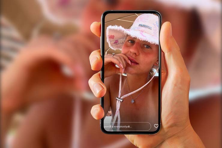 Marta Kostyuk, è l'ora del relax